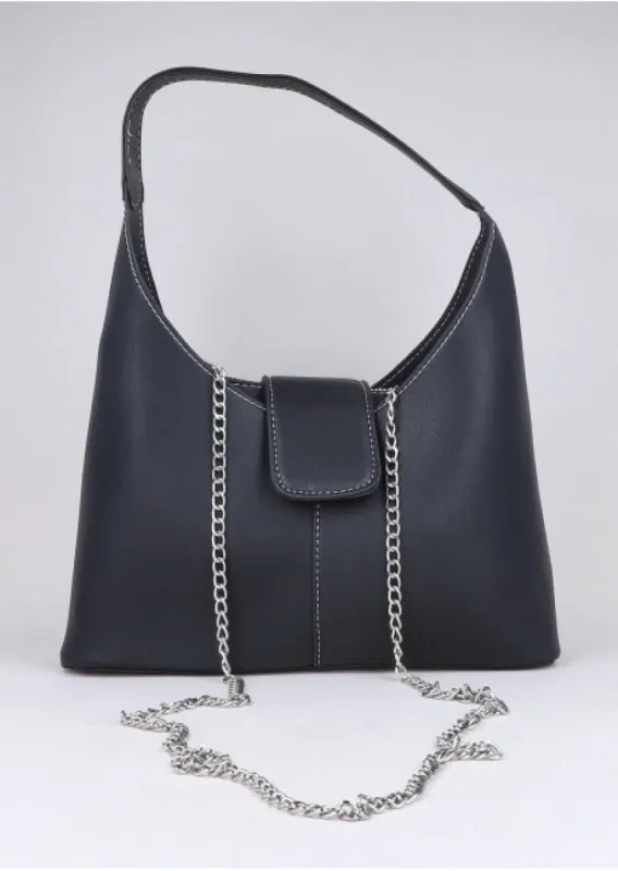 Bolsa hombro efecto piel cadena sold by Shasa