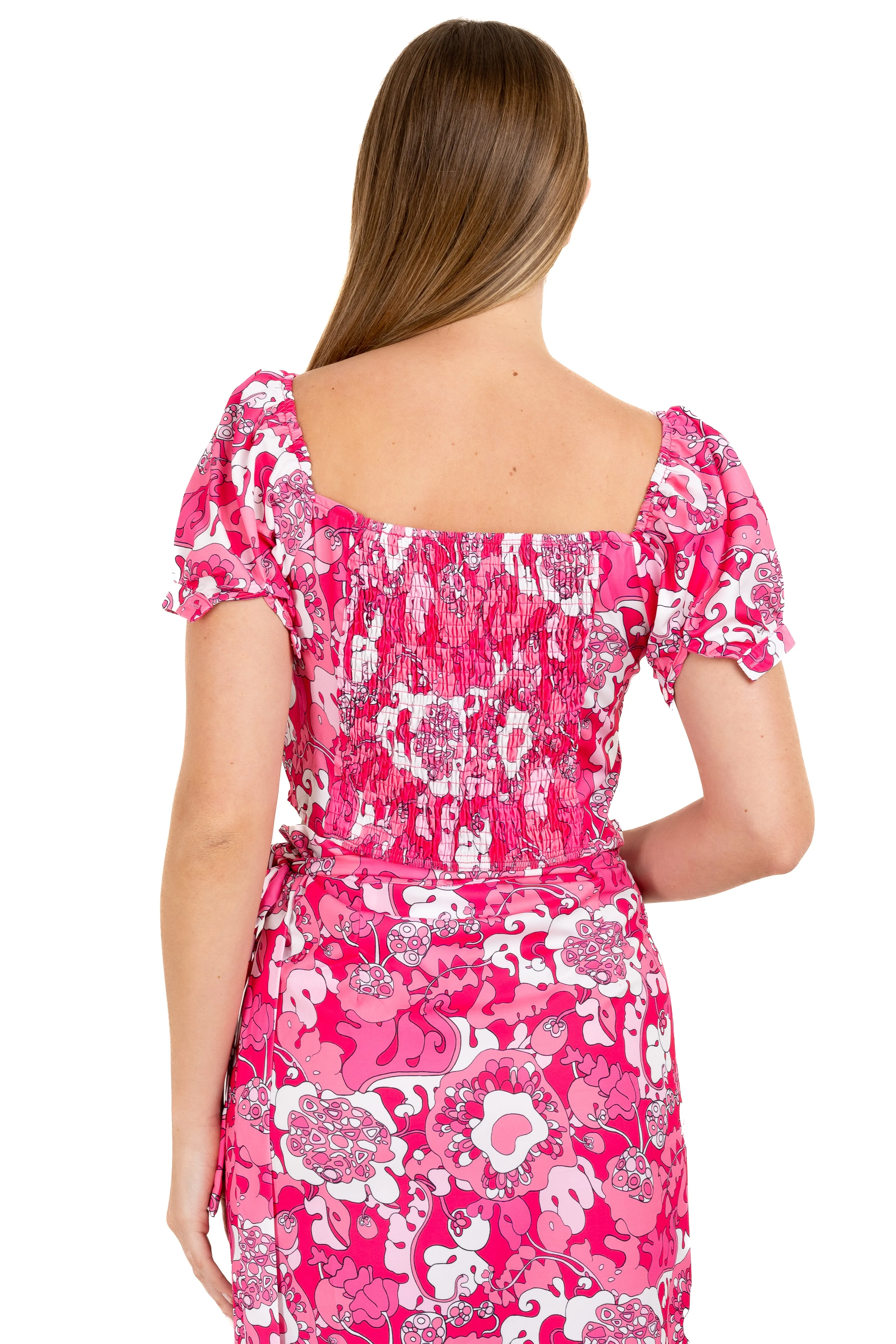 Top manga abullonada flores retro sold by Shasa product image thumbnail 4