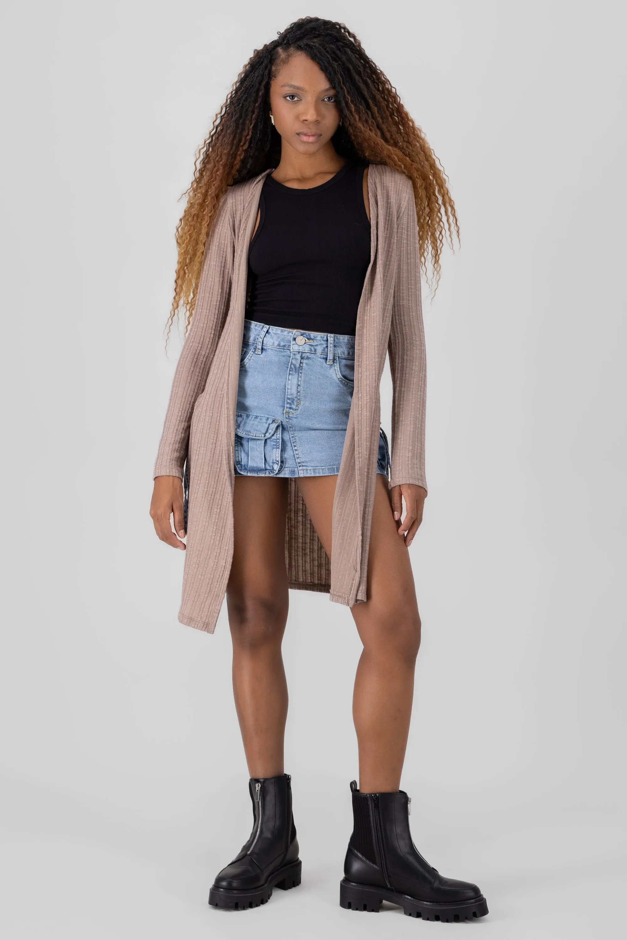 Cardigan largo delgado sold by Shasa product image thumbnail 2