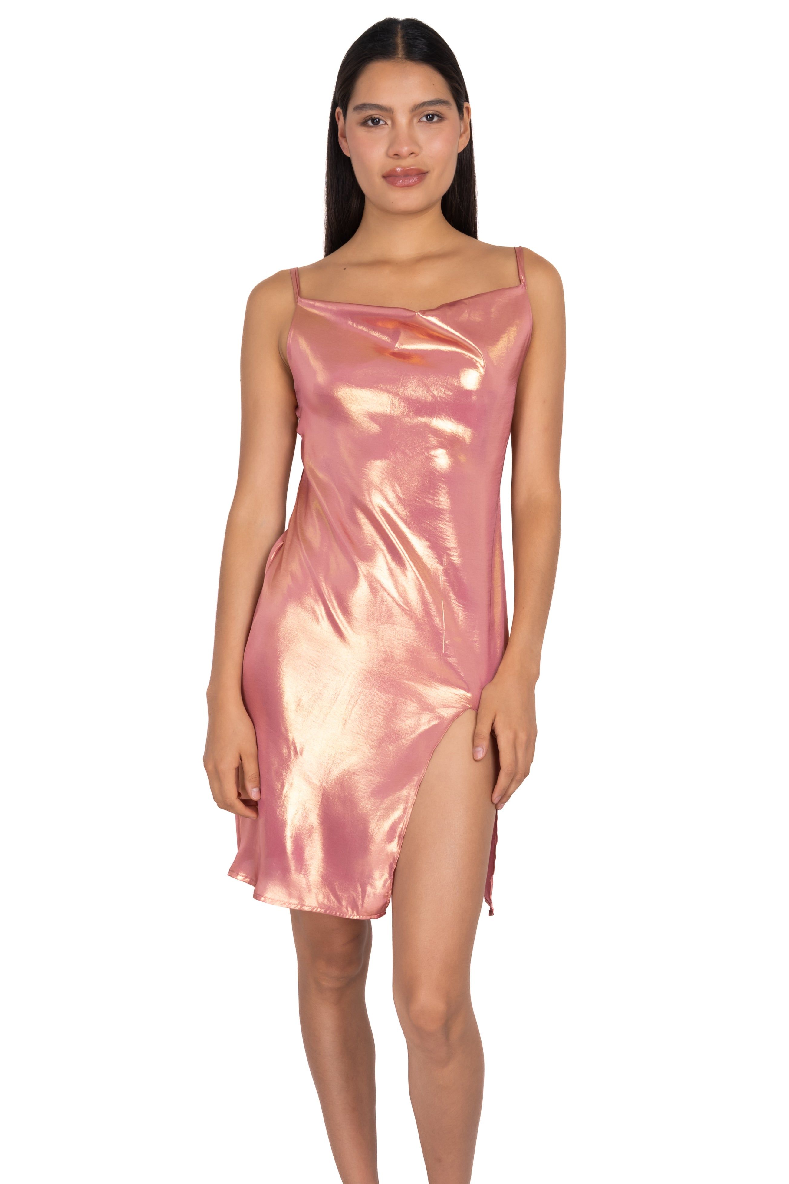 Vestido mini metálico abertura sold by Shasa product image thumbnail 2