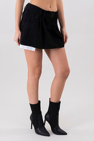 Falda mini pana botones sold by Shasa product image thumbnail 3