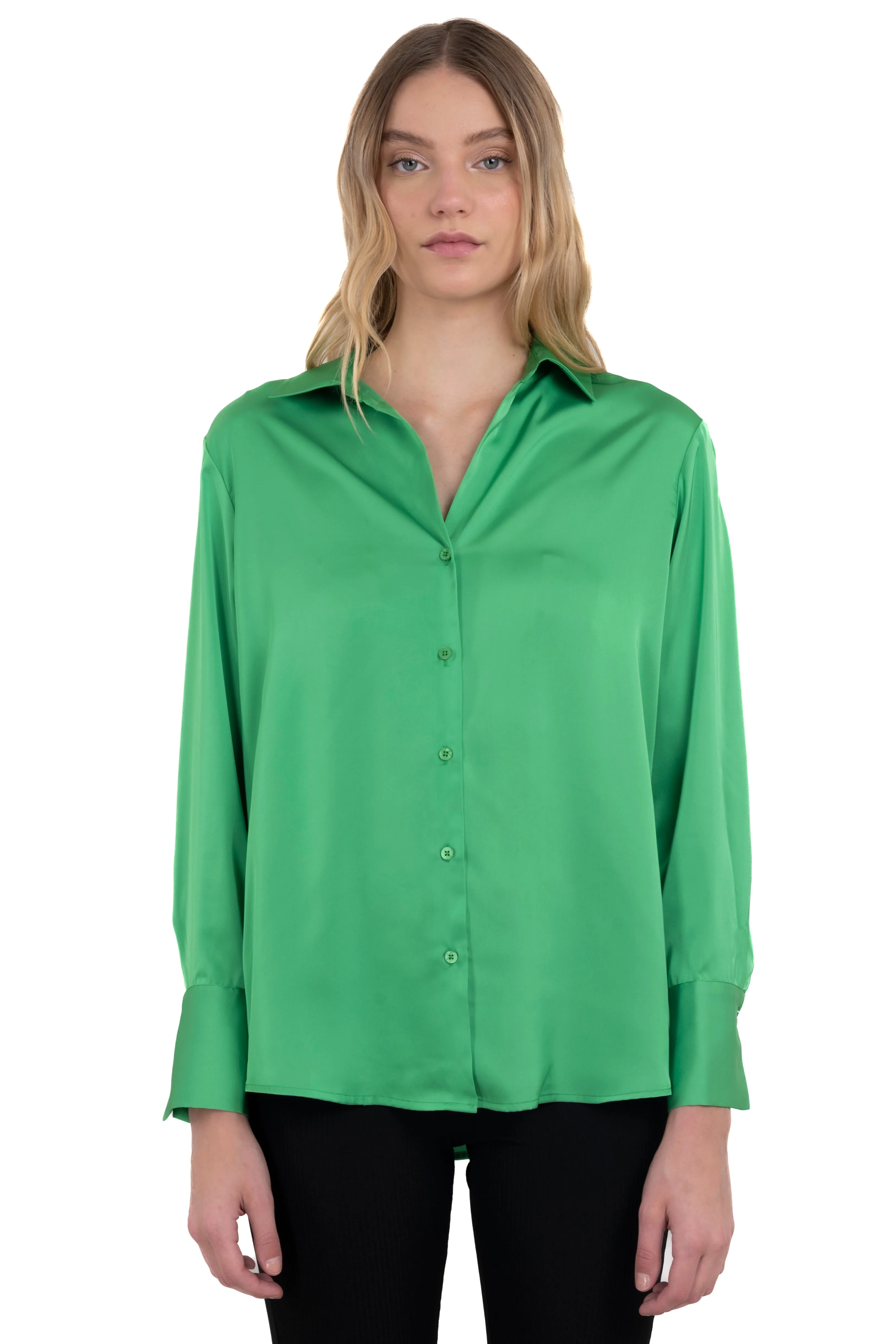 Camisa satinada lisa sold by Shasa product image thumbnail 2