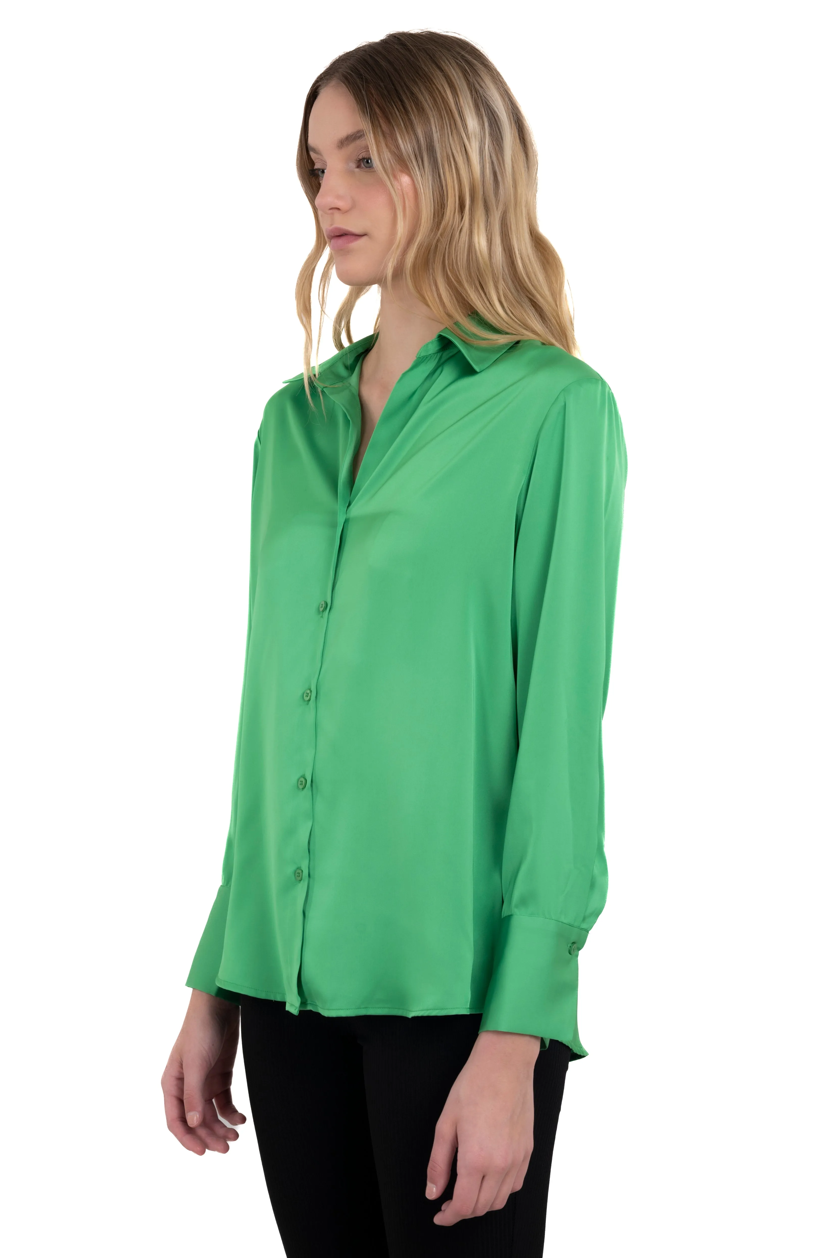 Camisa satinada lisa sold by Shasa product image thumbnail 3