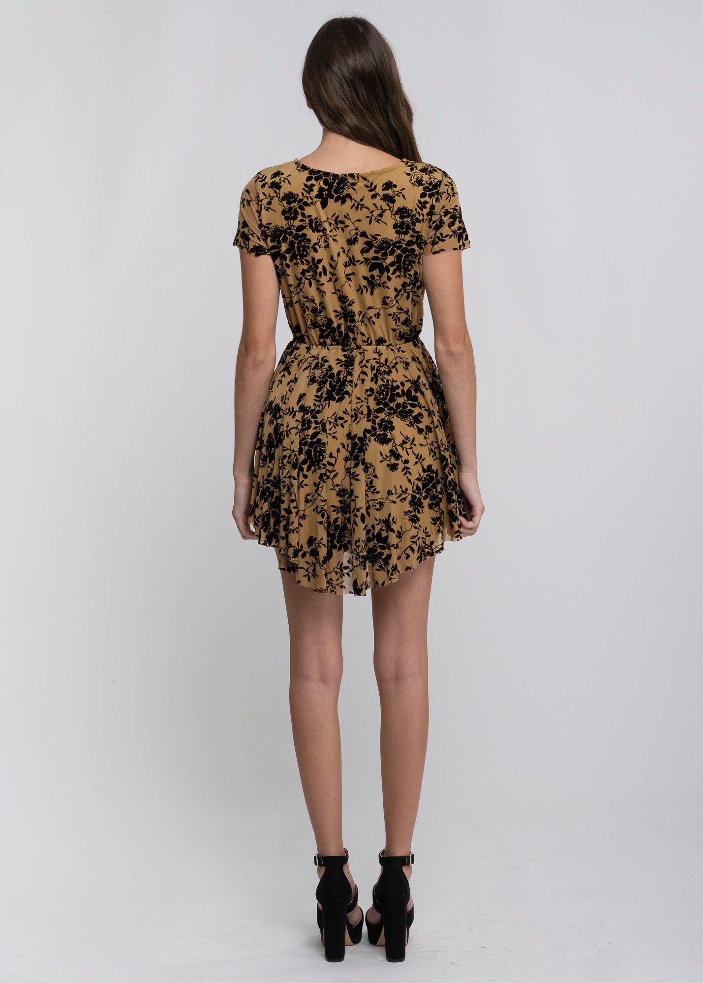 Vestido mini mesh flores flock sold by Shasa product image thumbnail 4