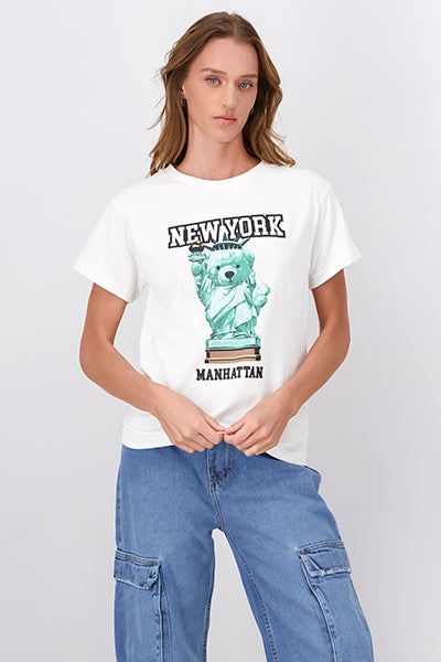 Playera osito estatua Nueva York sold by Shasa product image thumbnail 2