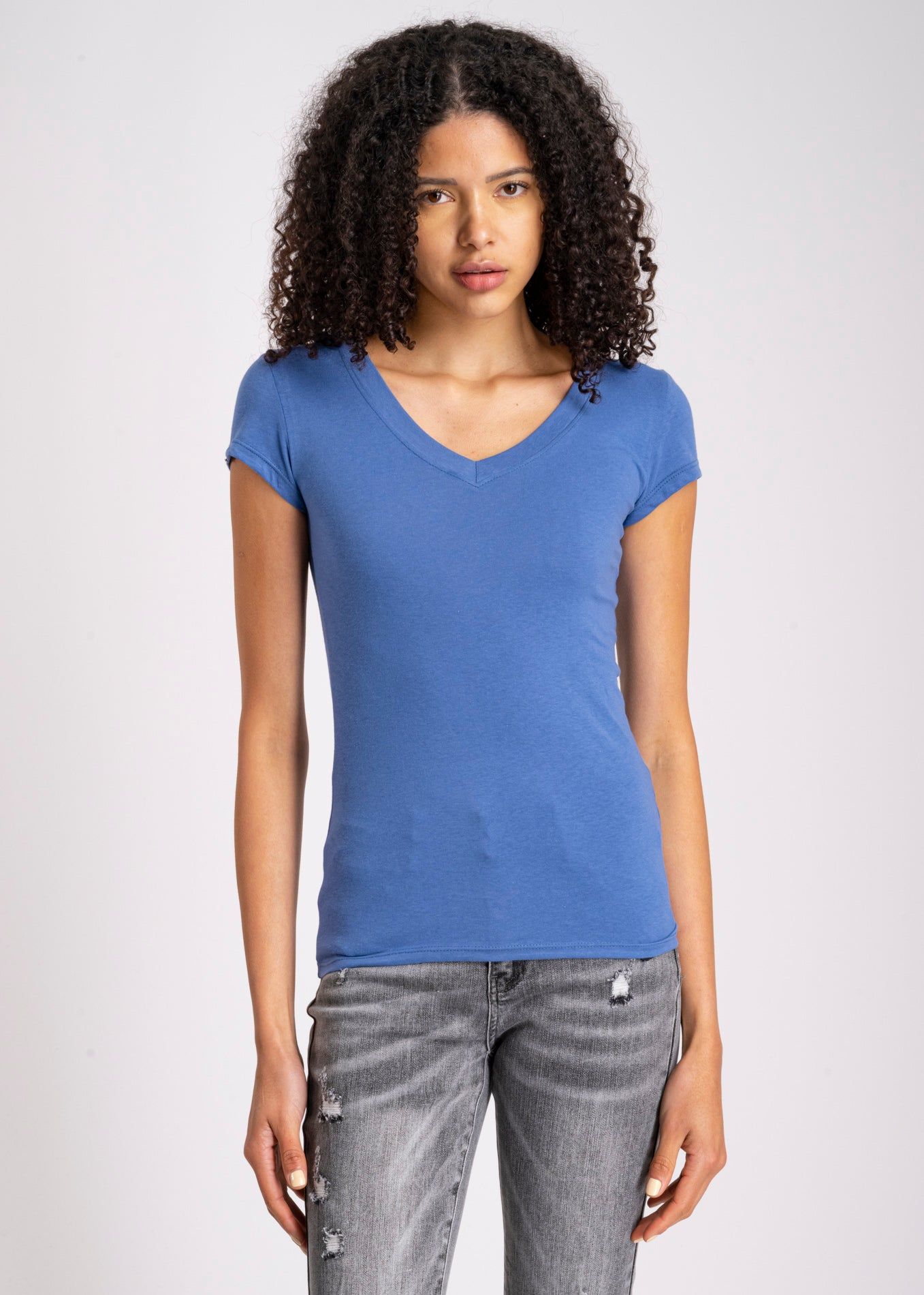 Blusa manga corta cuello v sold by Shasa product image thumbnail 2