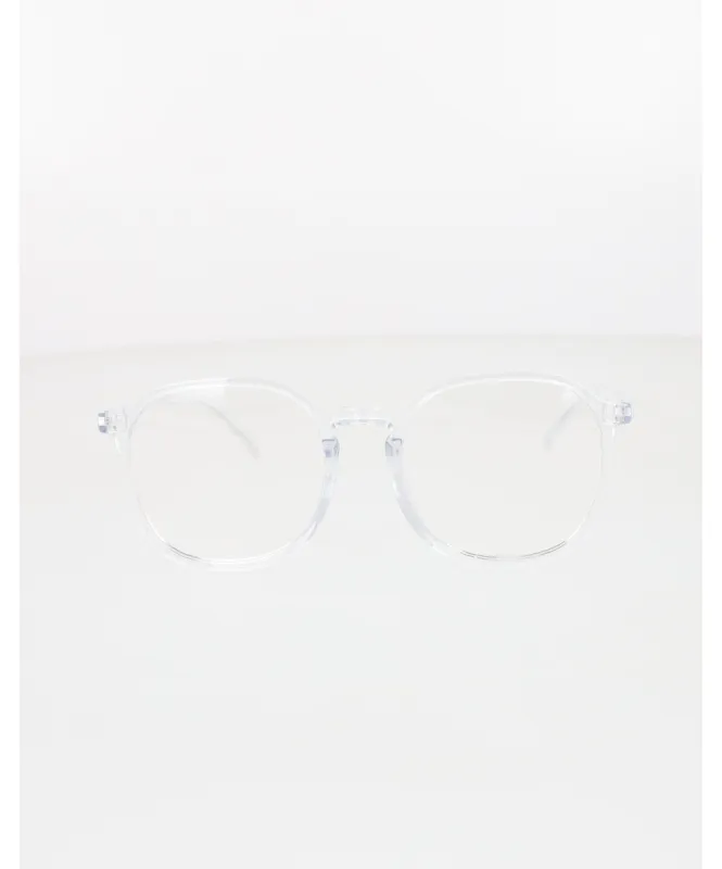 Lentes redondos transparentes sold by Shasa