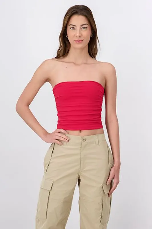 Top Tubo Strapless Drapeado sold by Shasa