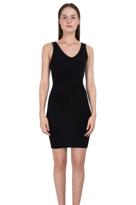 Vestido mini bodycon acanalado sold by Shasa