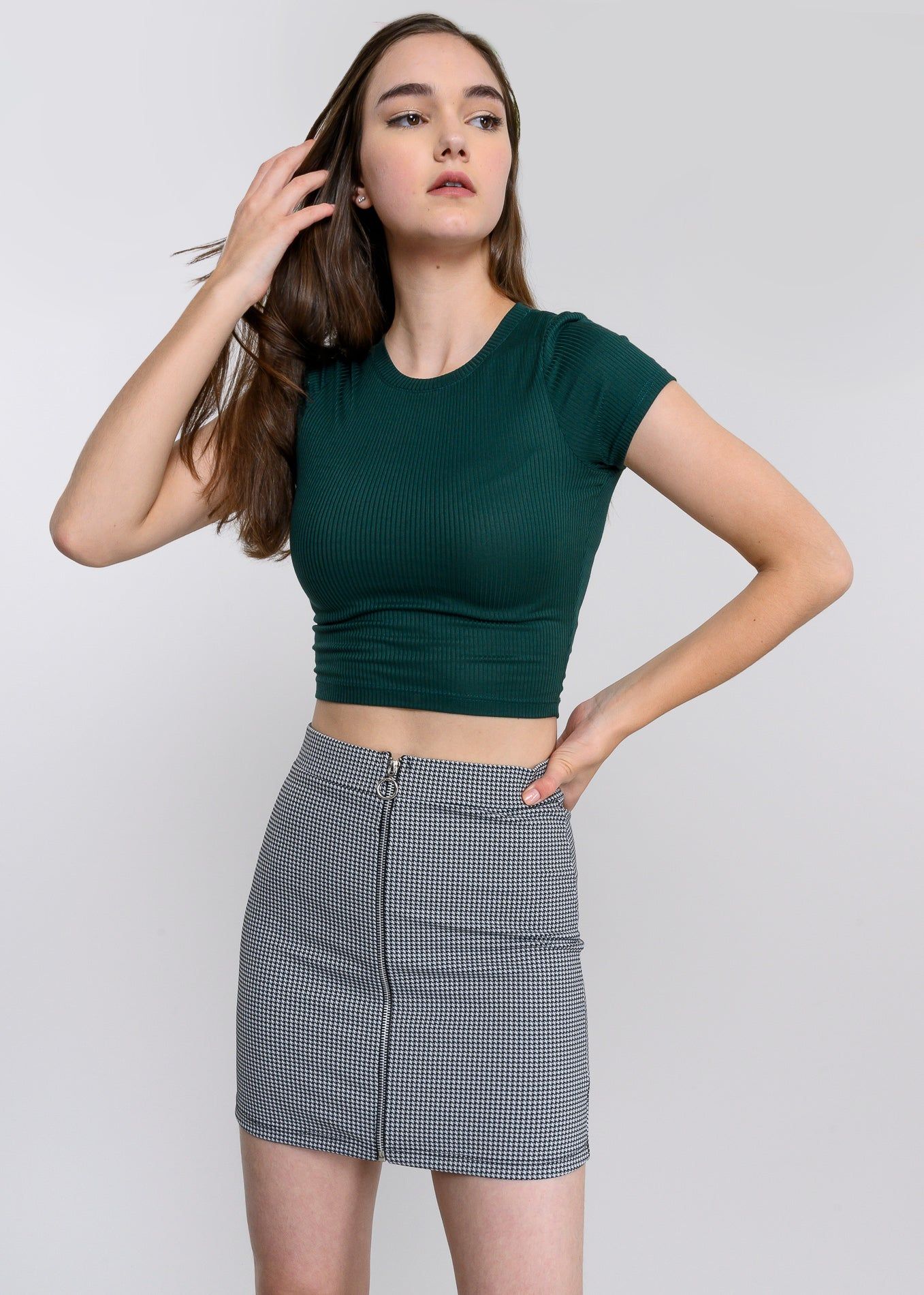 Top manga corta textura sold by Shasa