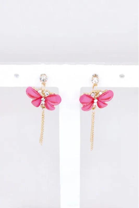 Aretes Mariposa Cristal sold by Shasa