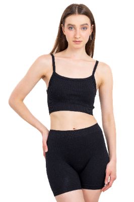 Top acanalado tirantes delgados sold by Shasa