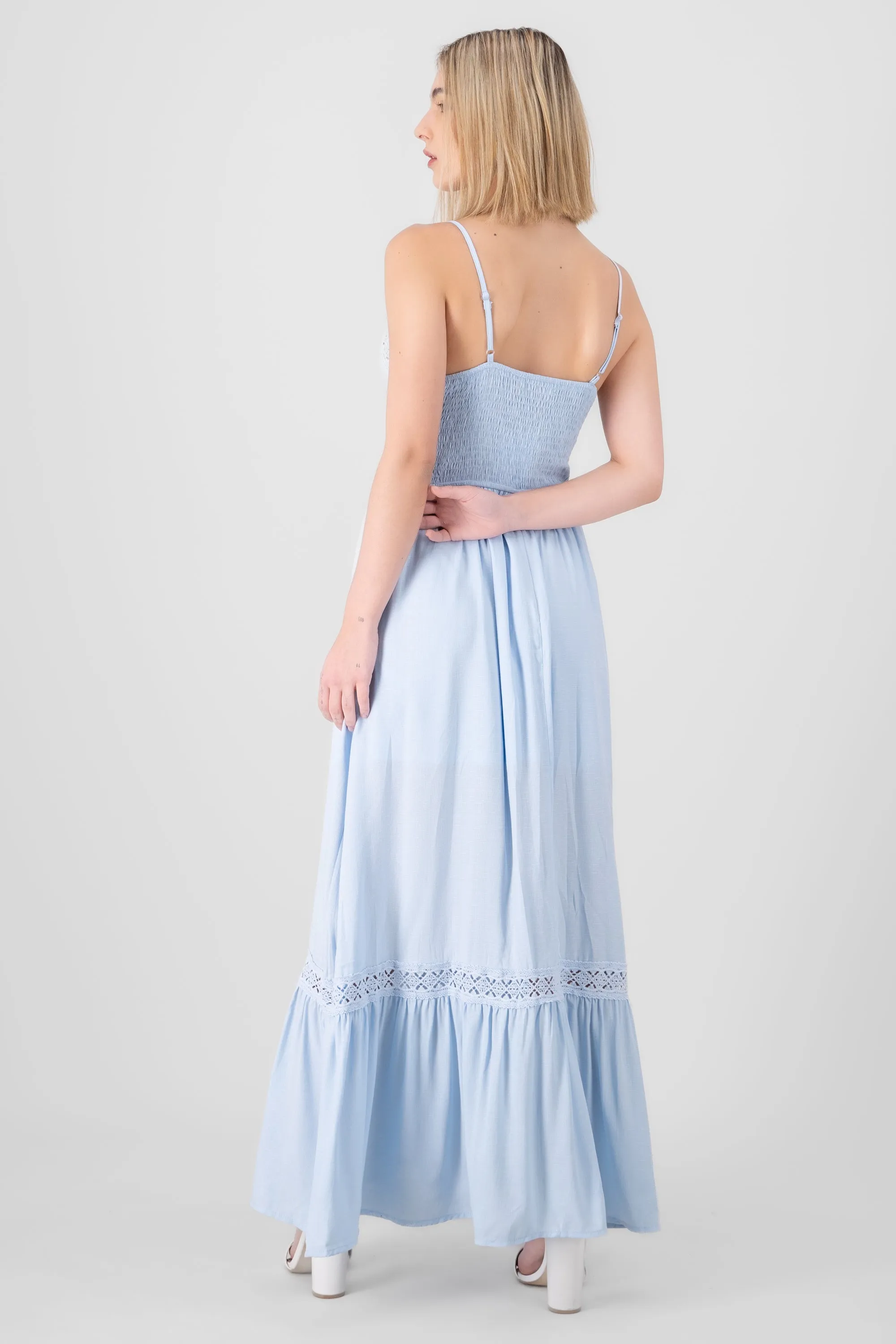 Vestido Maxi Detalles Crochet sold by Shasa product image thumbnail 4