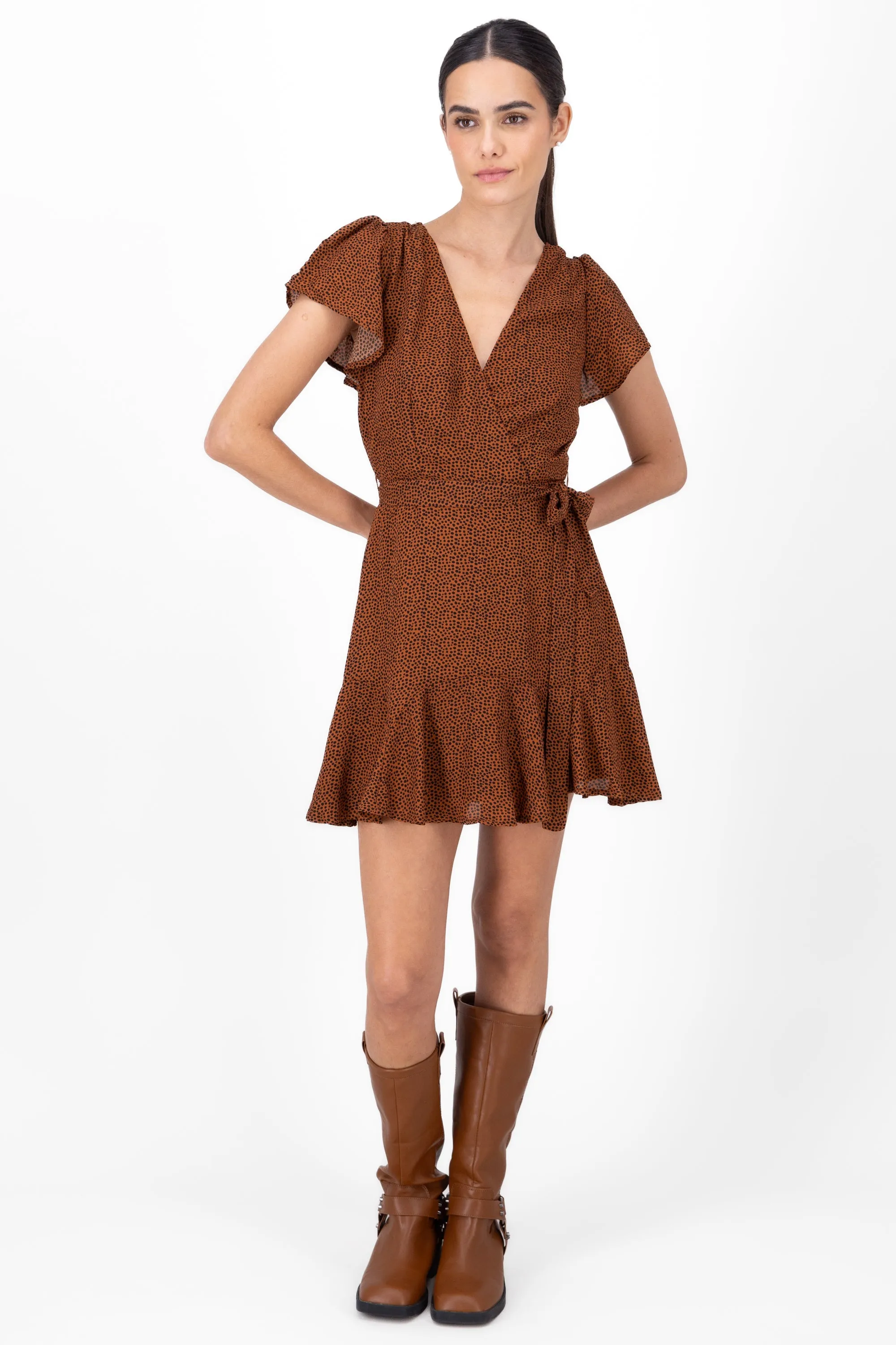 Vestido mini estampado animal print sold by Shasa