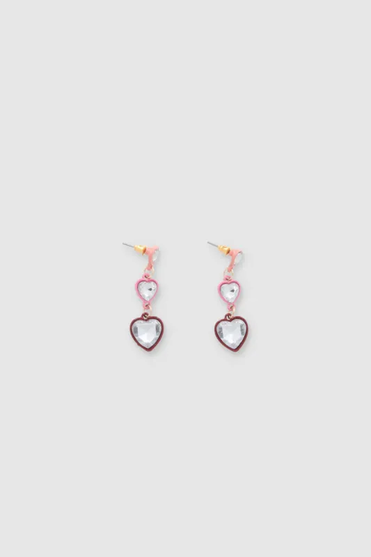 Aretes Triple Corazon Tamaños sold by Shasa