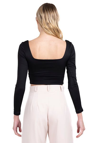 Top crop manga larga sold by Shasa product image thumbnail 4