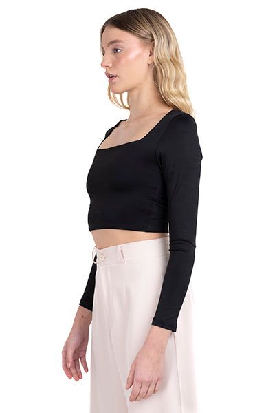 Top crop manga larga sold by Shasa product image thumbnail 3