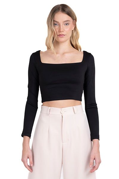 Top crop manga larga sold by Shasa product image thumbnail 2