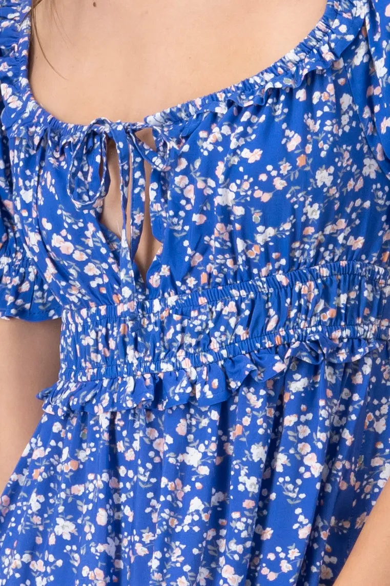 Vestido mini flores manga abullonada sold by Shasa product image thumbnail 5