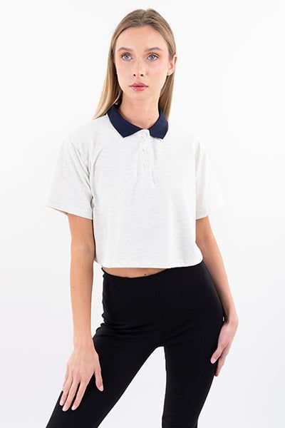 Top amplio cuello polo sold by Shasa