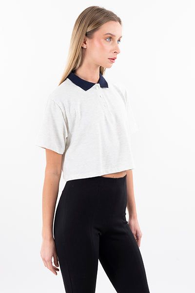 Top amplio cuello polo sold by Shasa product image thumbnail 3