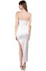 Vestido maxi abertura brillos sold by Shasa