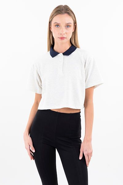 Top amplio cuello polo sold by Shasa product image thumbnail 2