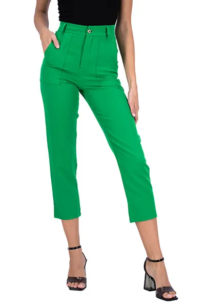 Pantalón Cintura Alta Bolsas sold by Shasa