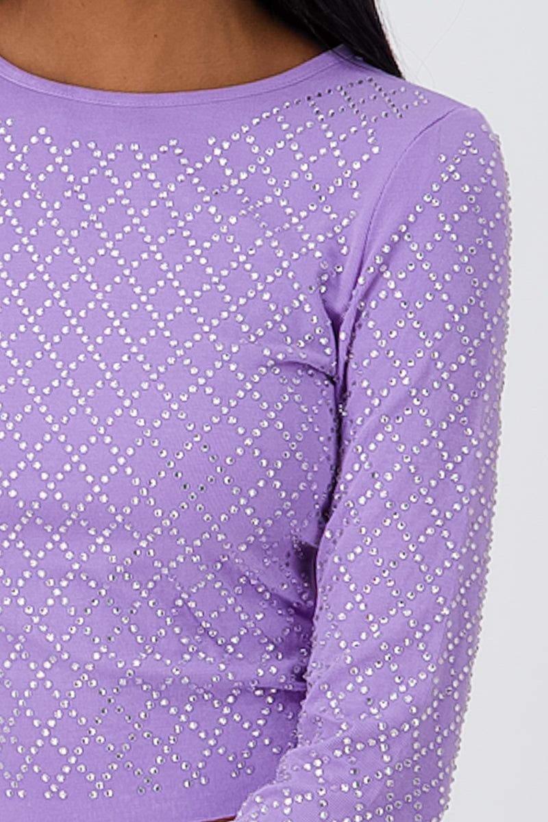 Top manga larga detalle brillos sold by Shasa product image thumbnail 5