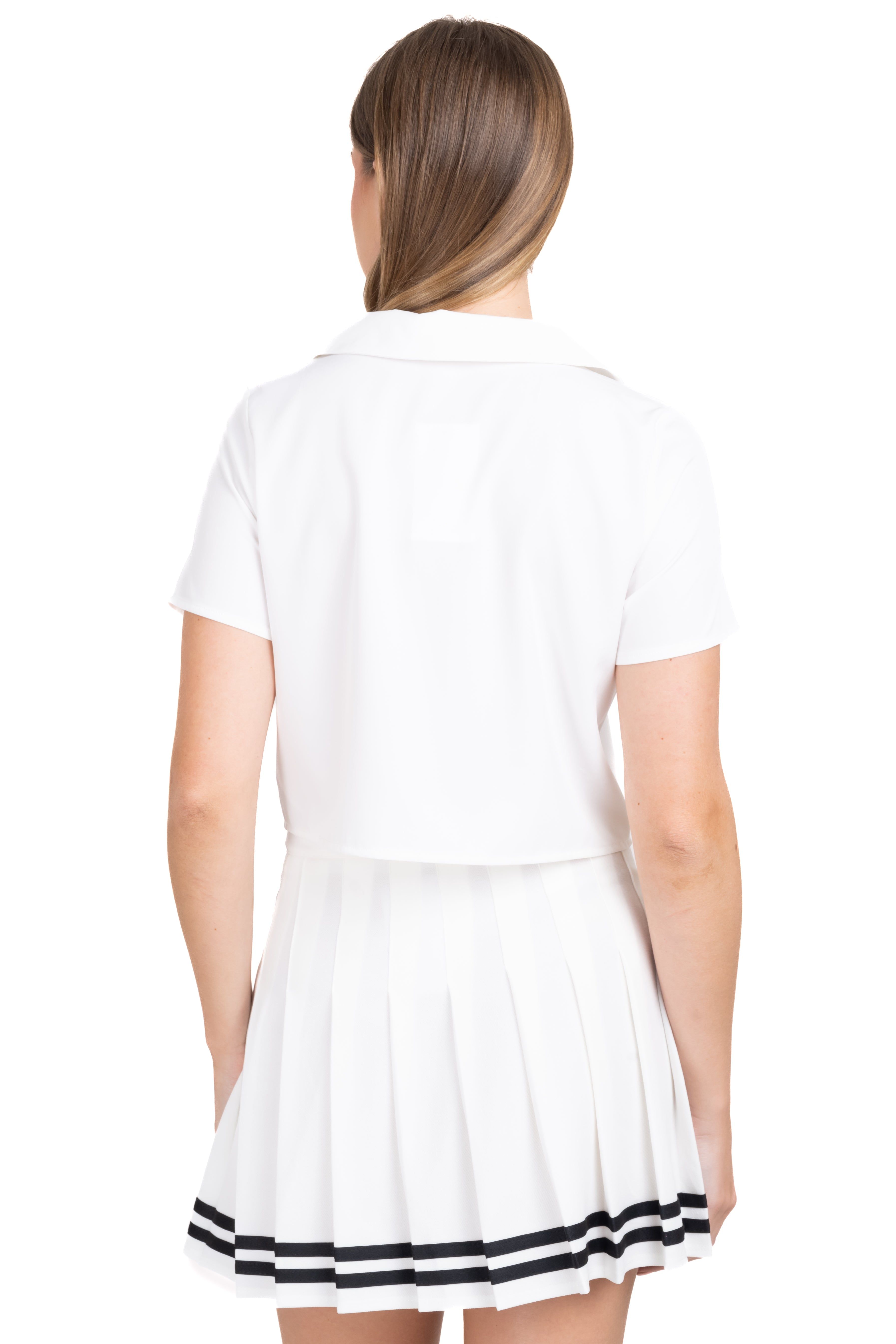 Camisa crop solapa botones sold by Shasa product image thumbnail 4