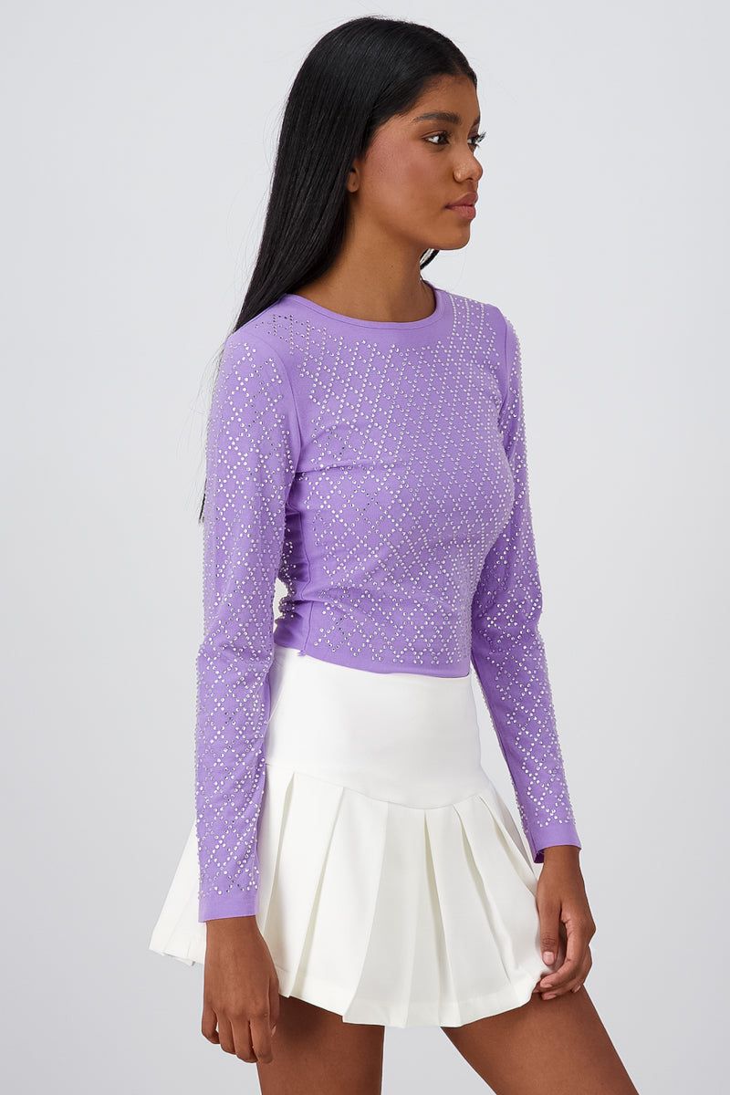 Top manga larga detalle brillos sold by Shasa product image thumbnail 3