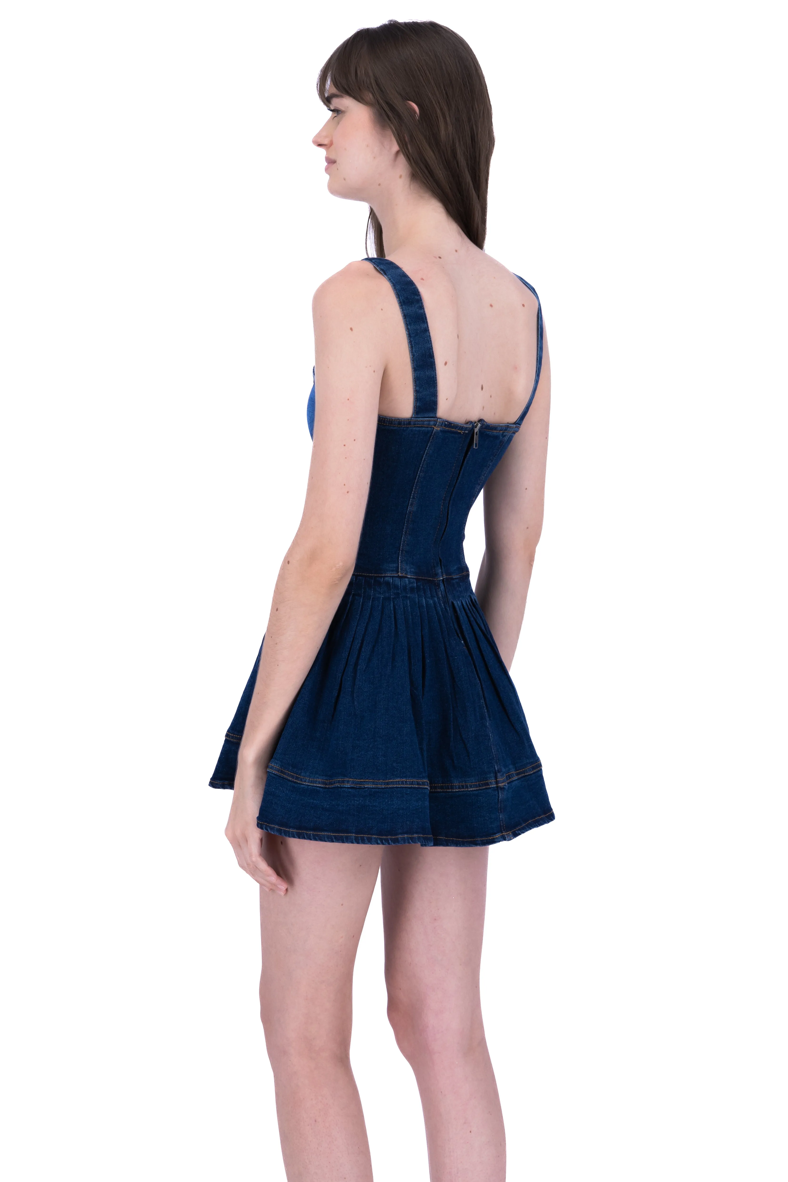 Vestido mini con detalles liso sold by Shasa product image thumbnail 4