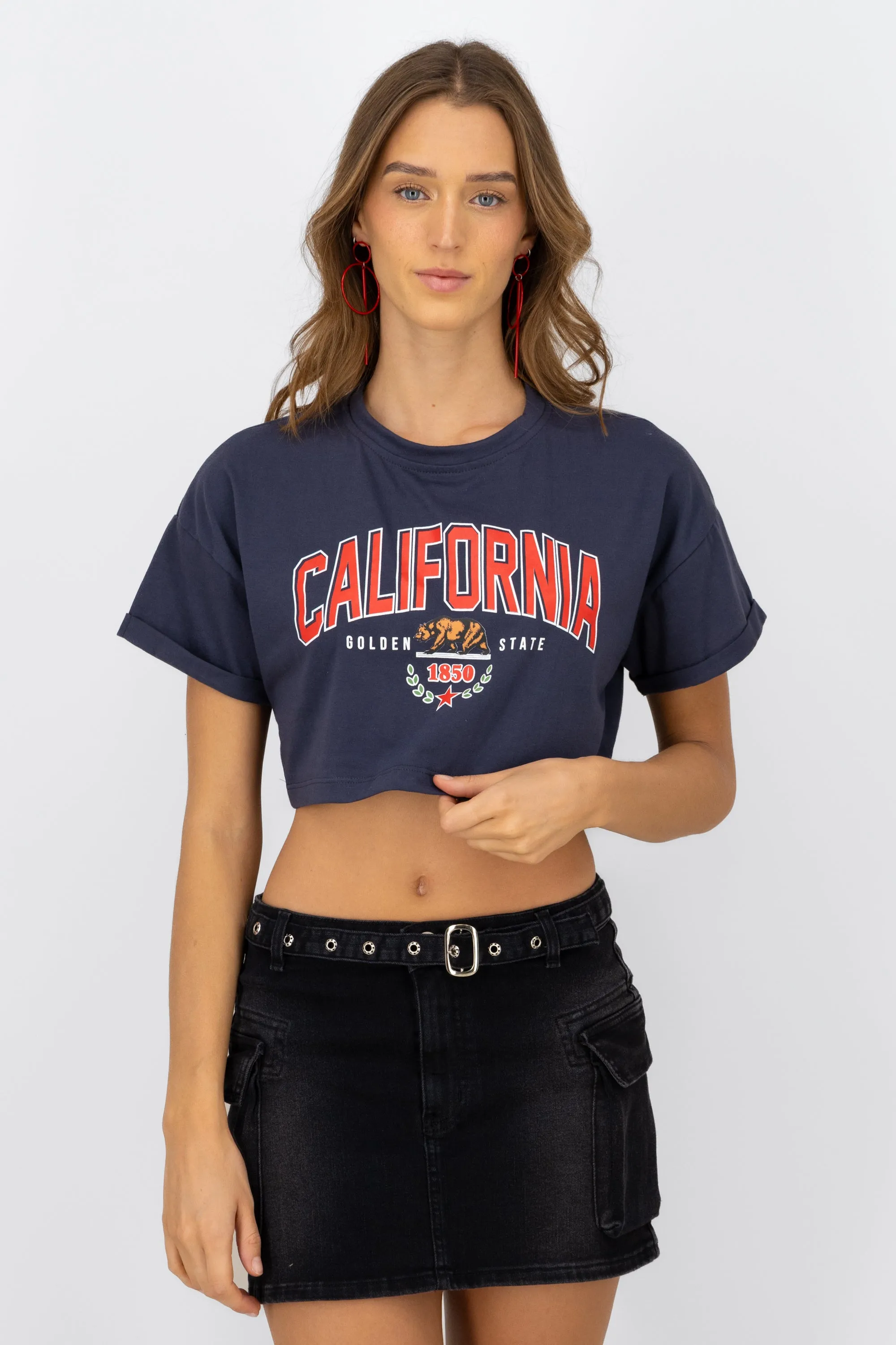 Playera Crop California sold by Shasa product image thumbnail 2