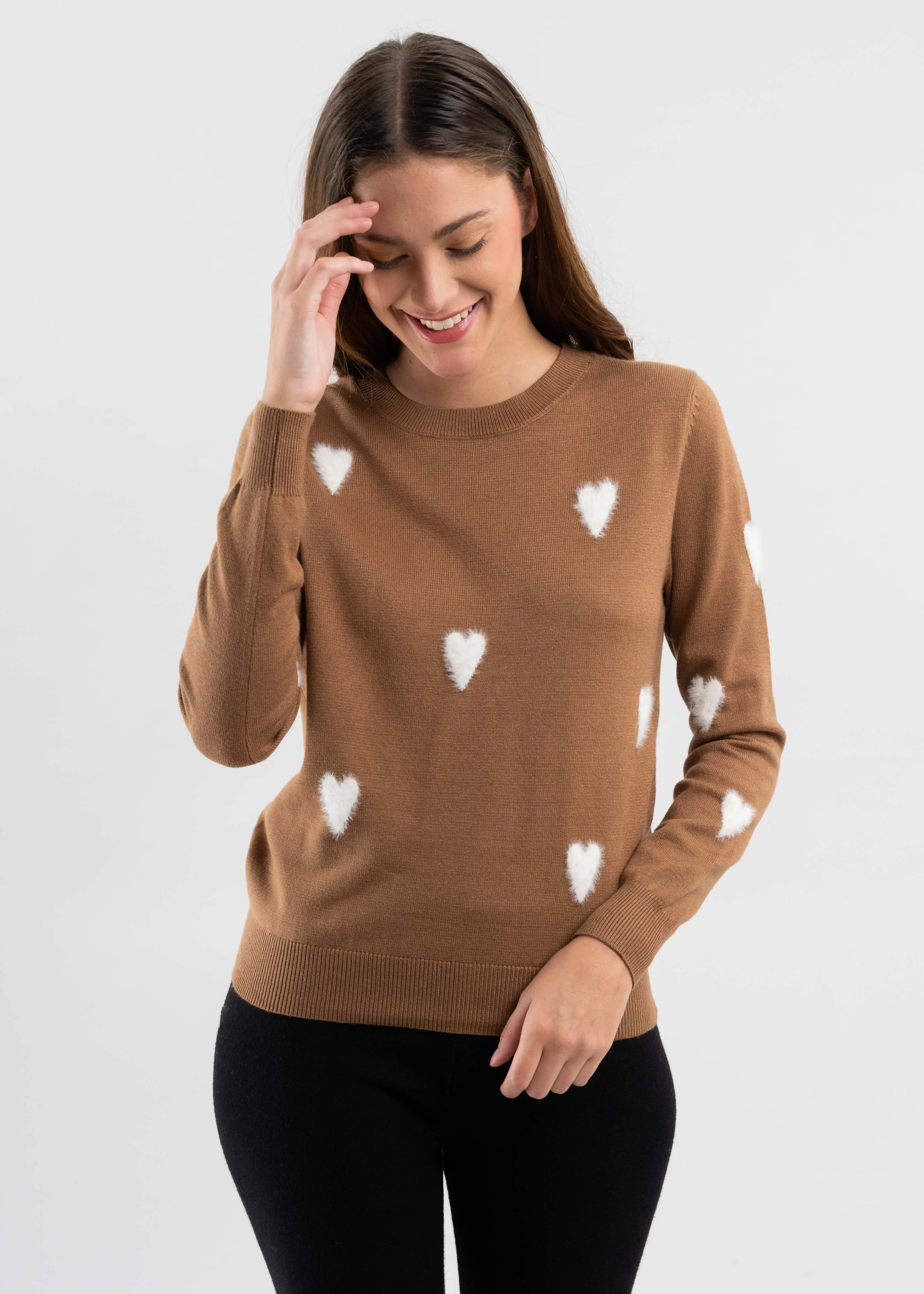 Suéter Punto Corazones sold by Shasa