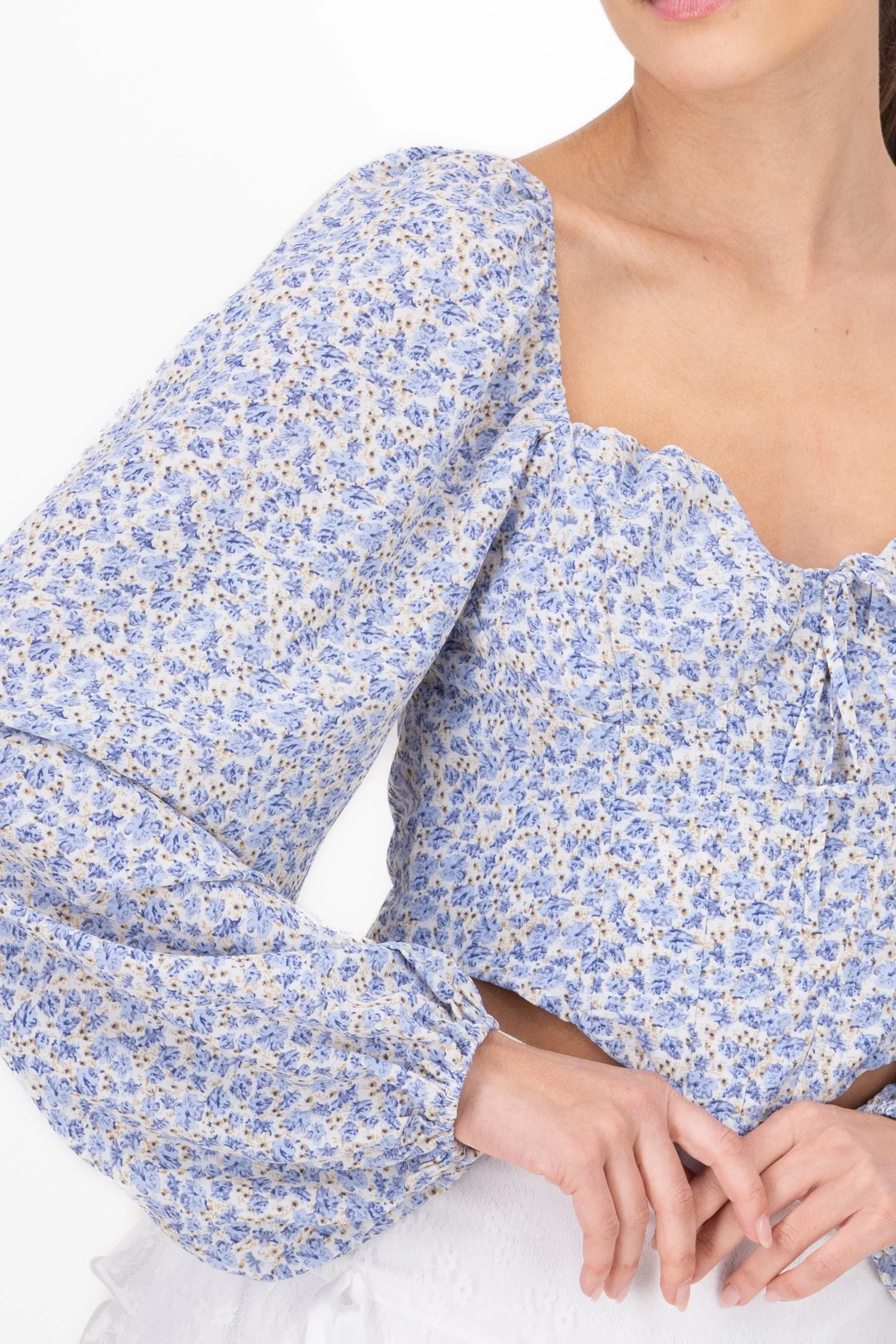 Blusa De Manga Larga Con Estampado De Flores sold by Shasa product image thumbnail 5