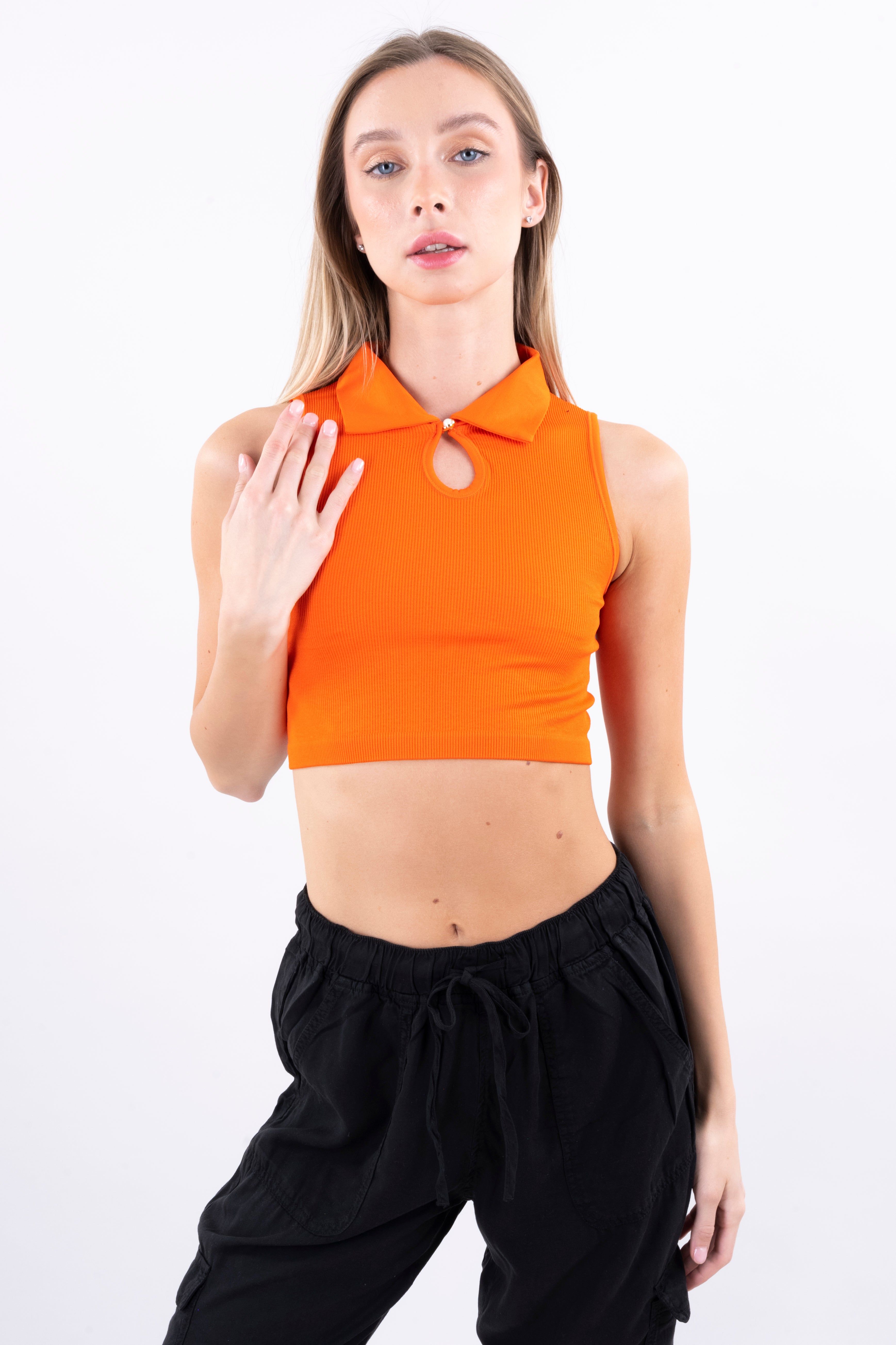 Top cuello solapa acanalado sold by Shasa product image thumbnail 2