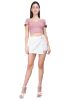 Falda short lisa mezclilla sold by Shasa
