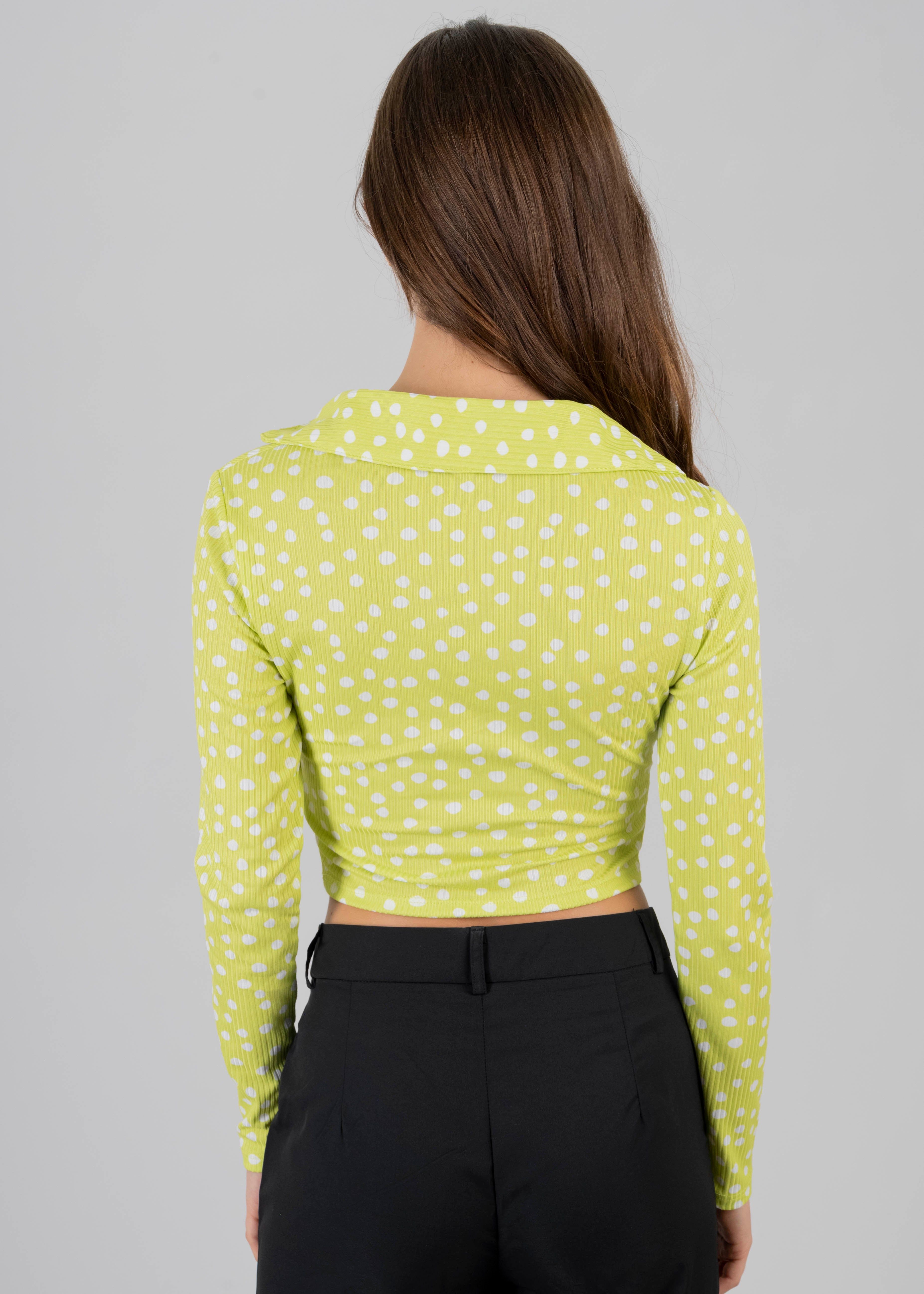 Top acanalado polka dots sold by Shasa product image thumbnail 4