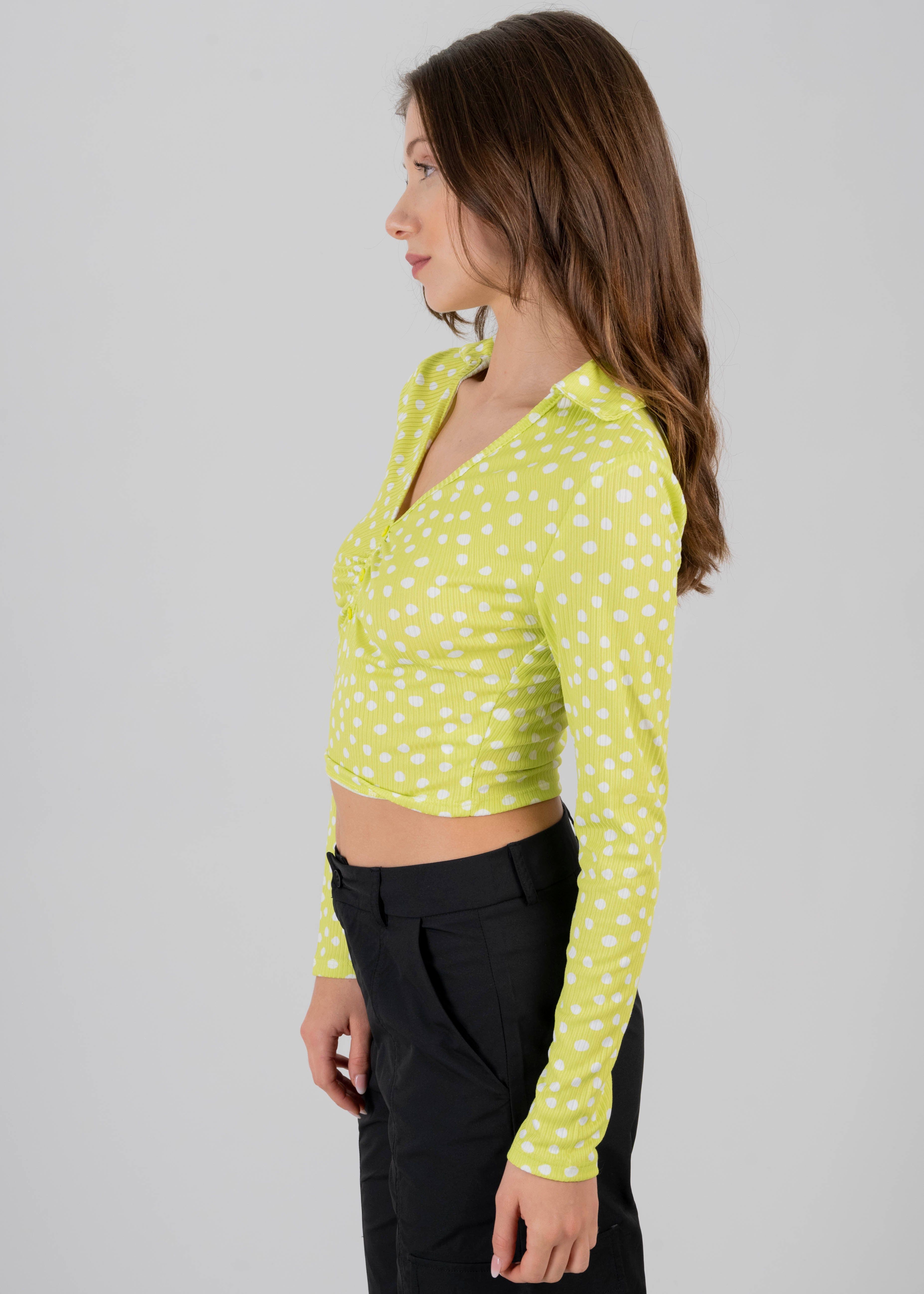 Top acanalado polka dots sold by Shasa product image thumbnail 3