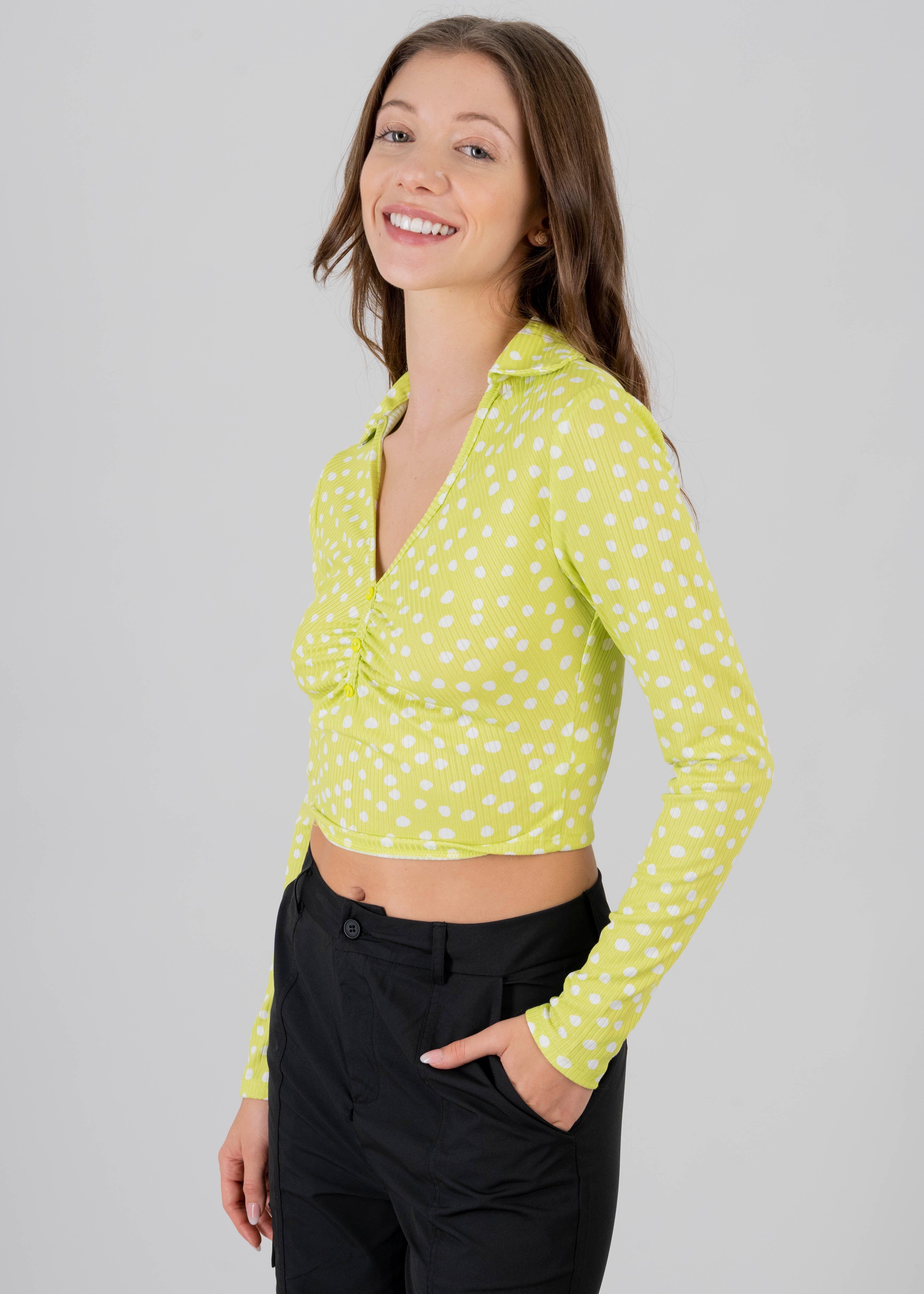 Top acanalado polka dots sold by Shasa product image thumbnail 2