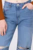 Jeans Straight Destrucción Rodilla sold by Shasa