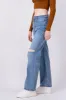 Jeans Straight Destrucción Rodilla sold by Shasa