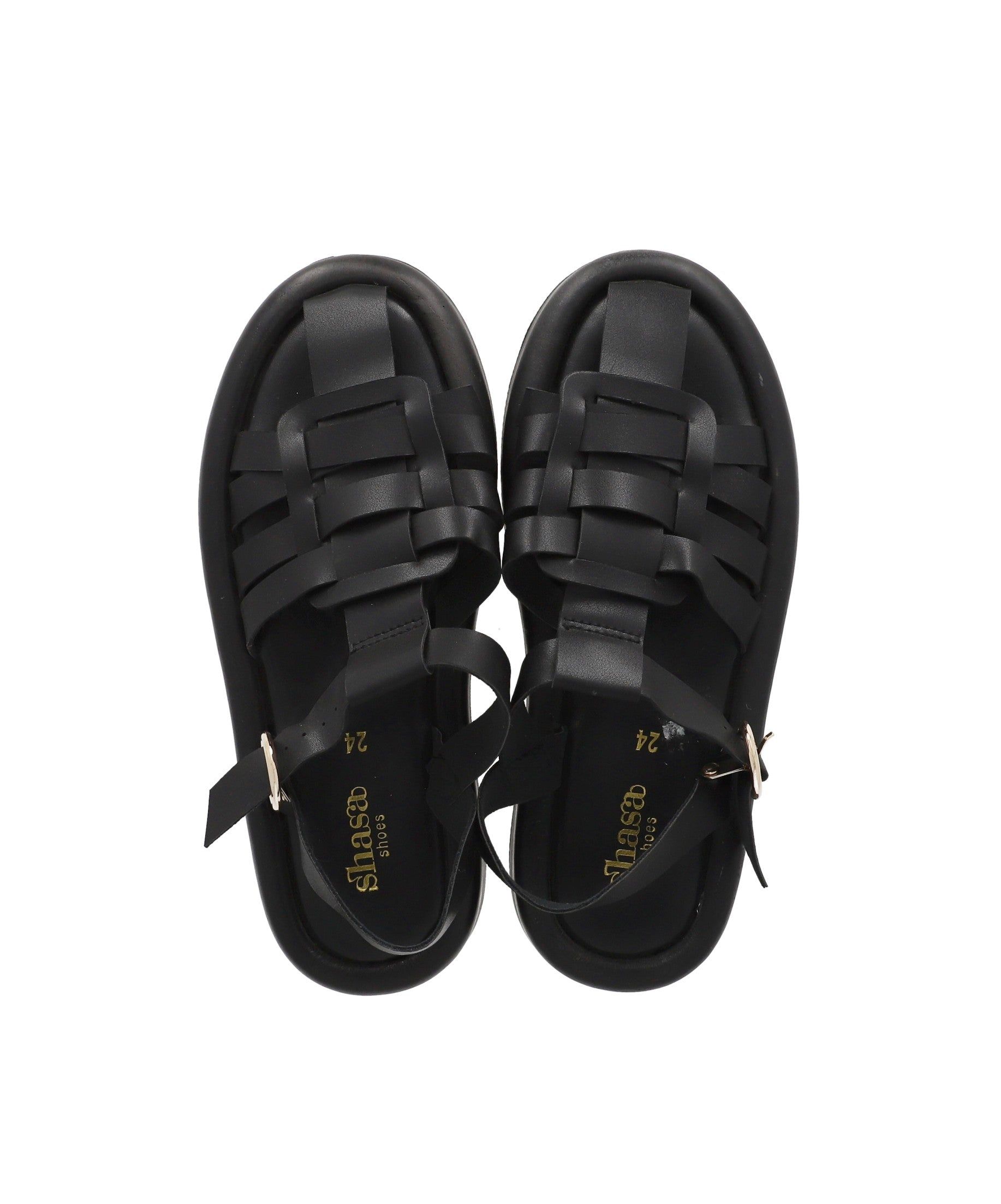 Sandalia cangrejera suela alta sold by Shasa