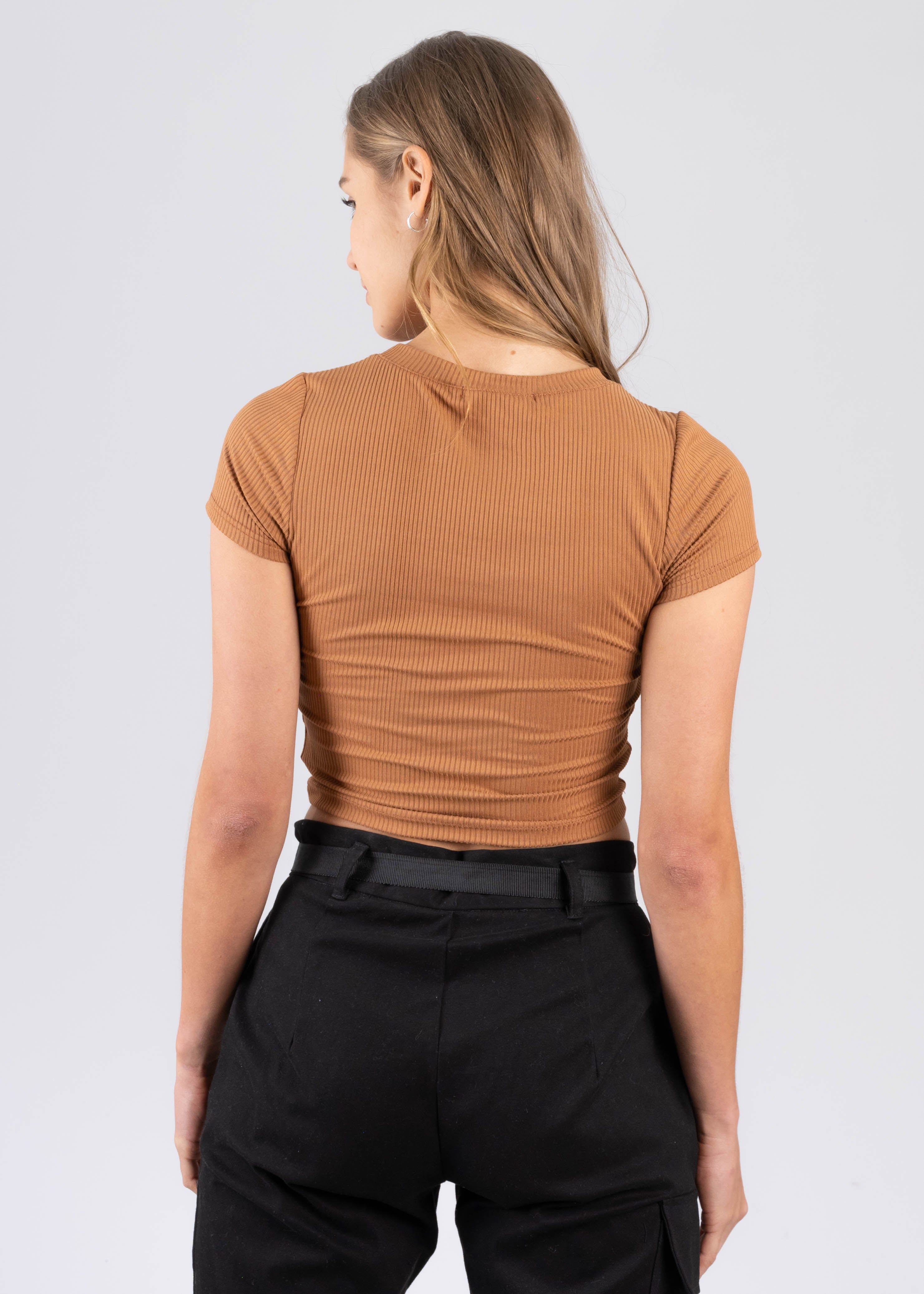 Top manga corta acanalado sold by Shasa product image thumbnail 4