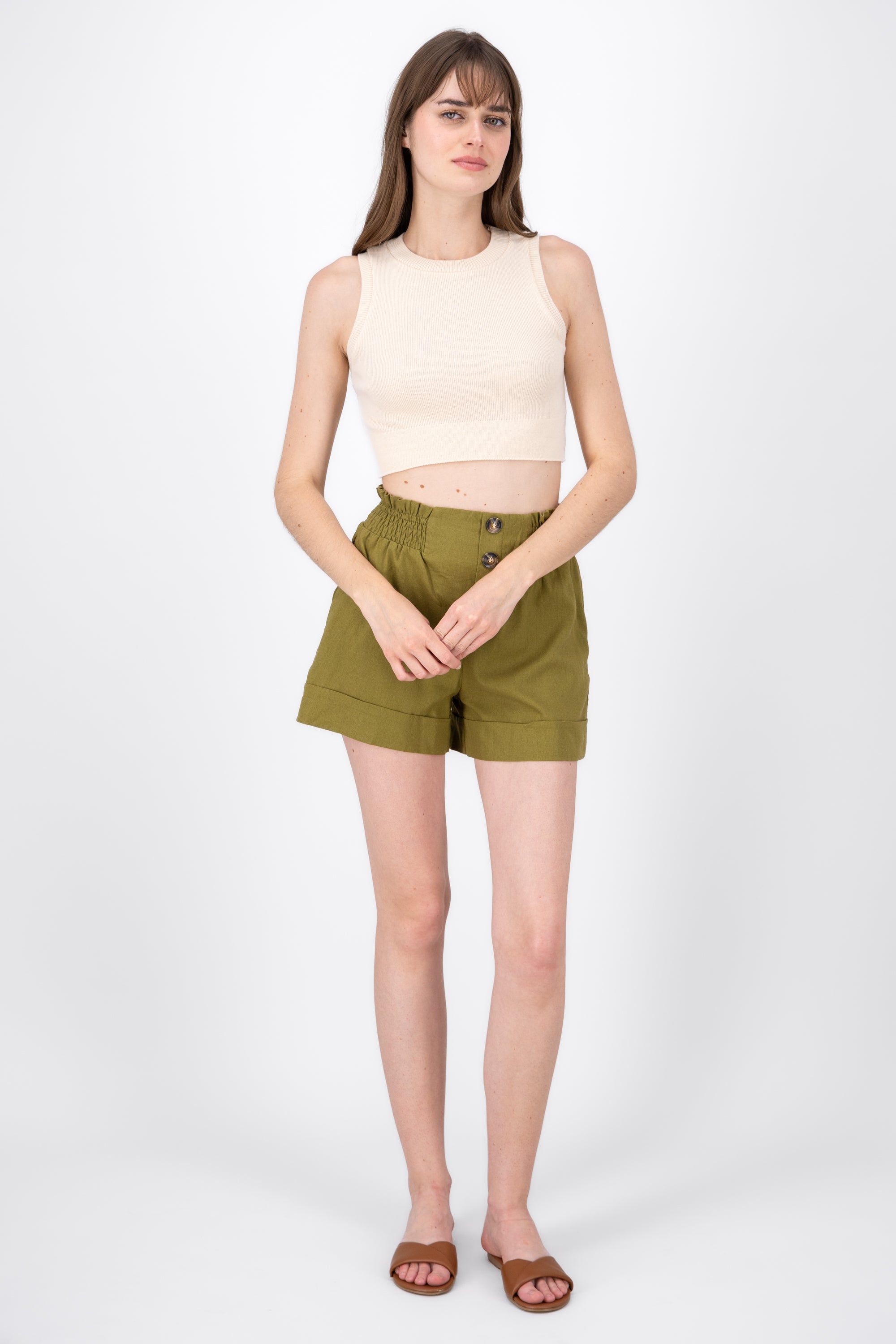 Shorts Con Dobladillo Y Elastico Costados Hypsters sold by Shasa