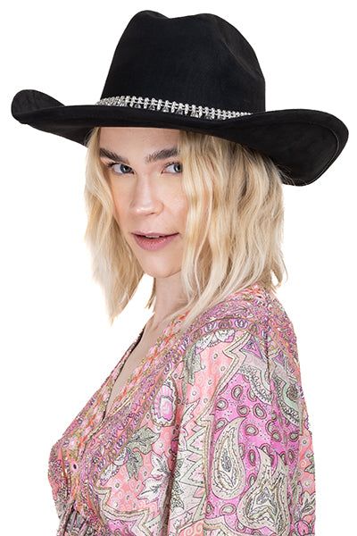 Sombrero fedora cinta brillos sold by Shasa product image thumbnail 5