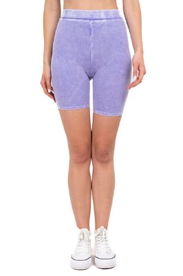 Short biker acanalado tie dye sold by Shasa