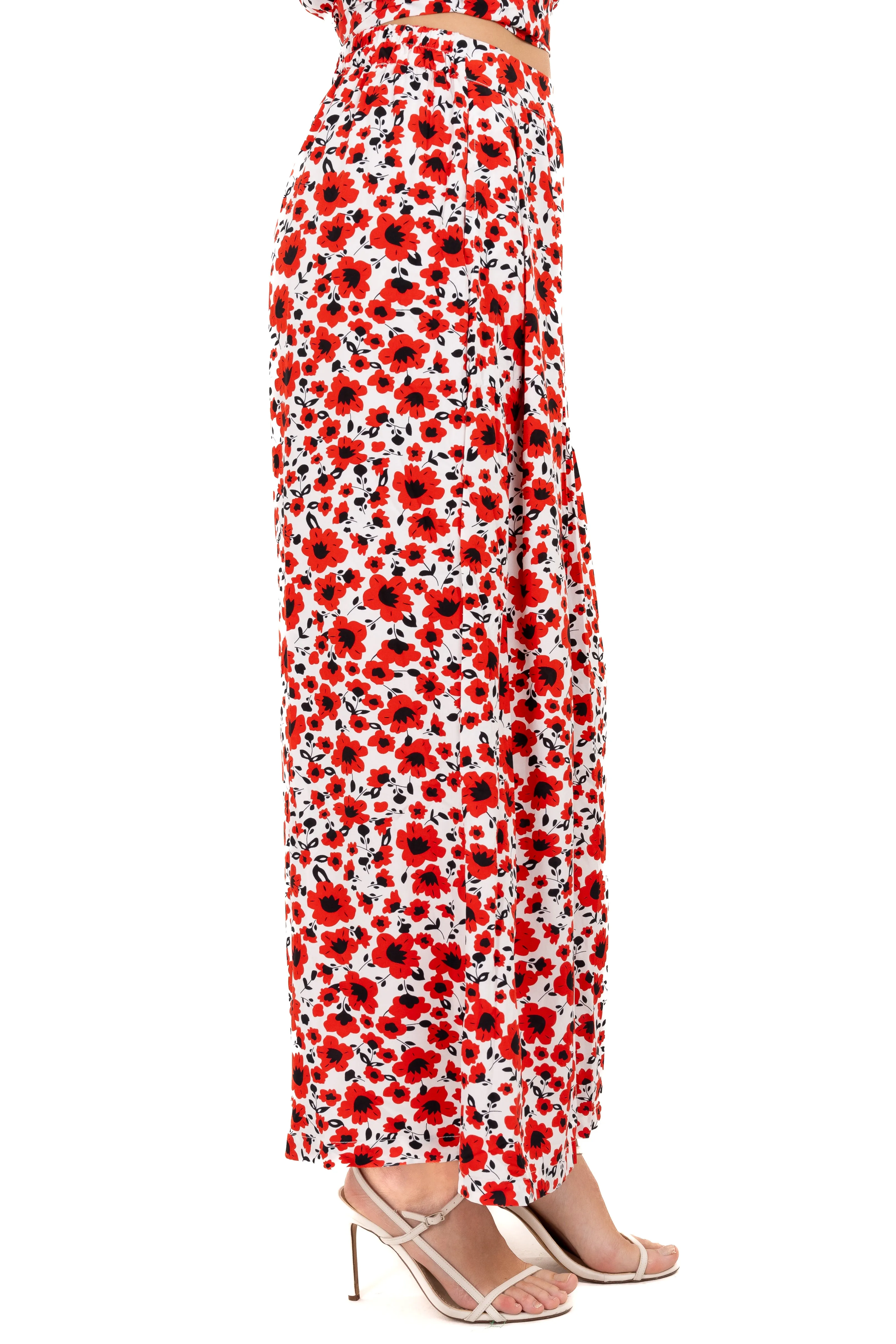 Pantalón amplio estampado flores sold by Shasa product image thumbnail 3