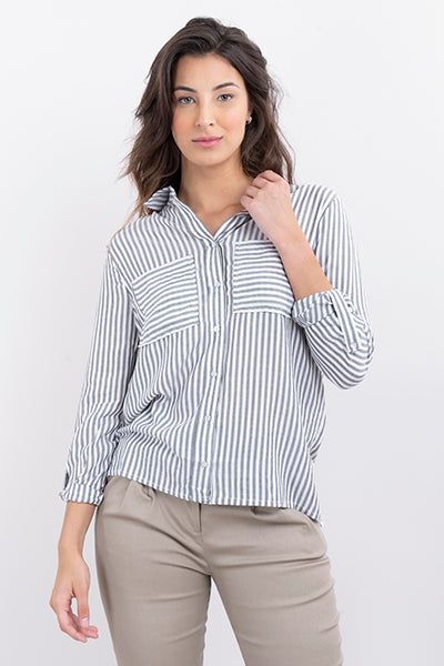 Camisa amplia elevadores manga rayas sold by Shasa product image thumbnail 2