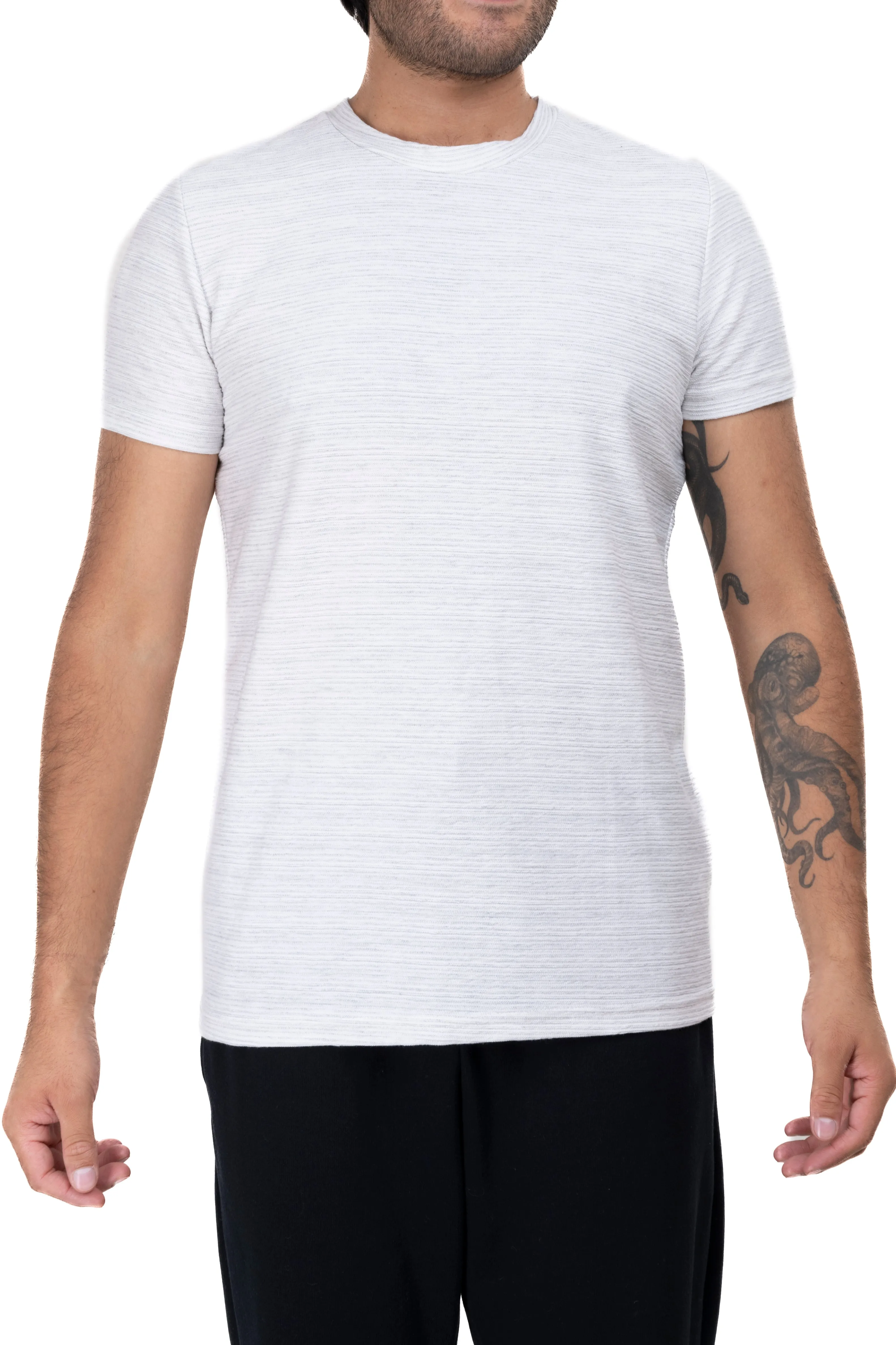 Playera cuello redondo textura sold by Shasa